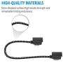 Hanatora 6.3 Inch USB C to iOS Remote Controller Cable Compatible with DJI Mavic Air 2 Drone,Cell Phone Nylon Braided RC Data Cord(iOS Connector)