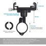TODARRUN Universal Bike Phone Mount | Motorcycle Phone Holder Adjustable can 360 Degree Rotation With Fall Prevention Silicone Bands Fits iPhone X|Xs Max Xr 8|8 Plus Galaxy S9 Holds Phones from 3.5-7"