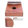 VI VICTORY 17 Key 3D Painted Kalimba African Thumb Piano Finger Percussion Keyboard Music Instruments Without Notes (Plum Blossom 3)