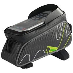 BYBYC Bicycle Bag Bicycle Front Shelf Large Storage Bag Waterproof 6.0 Inch Touch Screen Mobile Phone Bag, Outdoor Cycling Bicycle Accessories