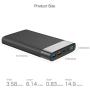 Vinsic 20000mAh Ultra Slim Power Bank, 10 Times for iPhone 5/5S, Dual USB Portable External Battery Charger for iPhone, iPad, Samsung, Cell Phones.