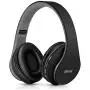 Bluetooth Headphones Wireless,MKay Over Ear Headset V5.0 with Microphone, Foldable & Lightweight, Support Tf Card MP3 Mode and Fm Radio for Cellphones Laptop TV(Black-Gray)