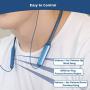 Friencity Bluetooth Headphones Earbuds for TV Watching w/Faststream Low Latency, Wireless Neckband Earphones with Noise Cancelling Mic for PC Cell Phones, 16H Playtime, Pair to Transmitter No Delay