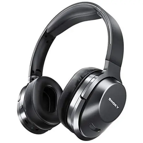 Wireless Headphones, Snoky Bluetooth 5.0 Headphones Hi-Fi Stereo Deep Bass 26H Playtime Foldable Over Ear Headphones with Microphone Wireless Headset for Cell Phone Online Class Home Office TV Black Wireless Headphones, Snoky Bluetooth 5.0 Headphones Hi-Fi Stereo Deep Bass 26H Playtime Foldable Over Ear Headphones with Microphone Wireless Headset for Cell Phone Online Class Home Office TV Black
