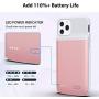 Smiphee Battery Case for iPhone 11 Pro, iPhone 11 Pro Battery Case, 4800mAh Portable Protective Charging Case Extended Rechargeable Charger Case (Rose Gold)