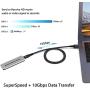 [Upgrade] USB Type C Cable Up to 10Gbps, 2-Pack 3A Fast Charging Sync Data Cord, CONMDEX USB-C 3.1 Gen 2 to USB-A Transfer Charger Cable Compatible with Samsung Galaxy S10/S9/S8 Note 9/8, 3.3FT