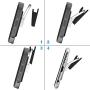 Sonku 6 Piece Ring Hook Mount Accessories, Upgrade Version Phone Mount Hook for Universal Cellphone Finger Ring Holder Grip Stand - (Black)