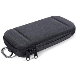 External Hard Drive Case - GLCON Shockproof EVA Travel Carrying Case Zipper Pouch - High Protection Electronic Storage Bag for Power Bank Cell Phone Charger USB Charging Cable Battery (Dark Grey)