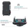 Universal Car Phone Mount Holder, Windshield Long Arm Cell Phone Holder for iPhone 8/X/7/6S/6 Plus/5S/5, Samsung Galaxy S6 S5, Nexus 5X/6P, LG, HTC and Other Smartphones