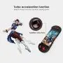 JAOK PG-9087S Wireless Controller Joystick Future Red Knight Warrior Bluetooth 4.0 Telescopic Game Controller for Tablet PC TV Box with Android 6.0 and iOS 11 and Above
