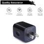 USB Wall Charger, Charger Box, NonoUV 4-Pack Dual Port Fast Charging Block Cube Plug Compatible with iPhone 11 Pro XR XS X 8 7 6 Plus, iPad, Samsung Galaxy S20+ S10 S9 Note 10 9, LG, Android, Kindle