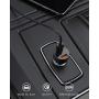 Wishinkle UL Certified Car Charger - Dual USB 5.4A/30W Fast Car Charger Adapter - QC 3.0 3A + 2.4A - Compatible with iPhone Xs max/XR/x/7/6s, iPad Air 2/Mini 3, Samsung Note 9/Galaxy S10/S9/S8 – Black