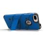 Zizo Bolt Series iPhone 8 Plus /7 Plus/ 6 plus/6s plus Case - Tempered Glass Screen Protector with Holster and 12ft Military Grade Drop Tested (Blue & Black)
