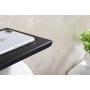 XVL Toilet Paper Holder with Mobile Phone Storage Shelf Bathroom Tissue Holder, Matte Black, SUS304 Stainless Steel G319C