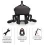 AMVR Touch Controller Grip Cover, Leather Fashion Travel Case, Face Silicone Cover Mask, VR Headset Display Stand, Lens Protect Pad, Nose Pad Replacement Accessories Gift Set for Oculus Quest