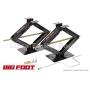 LIBRA Set of 2 Bigfoot 5000 lb 24" RV Trailer Stabilizer Leveling Scissor Jacks w/Handle & Dual Power Drill Sockets & Hardware -Part#26044