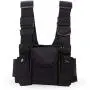Universal Radio Chest Harness Bag Pocket Pack Holster for Two Way Radio Walkie Talkie, Rescue Essential for Men Women Hiking Camping (Black) Universal Radio Chest Harness Bag Pocket Pack Holster for Two Way Radio Walkie Talkie, Rescue Essential for Men Women Hiking Camping (Black)