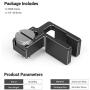 SMALLRIG HDMI Cable Clamp for Sony A6500/A6000/A6300 Cage, Panasonic GH5 Cage, Compatible with SMALLRIG Cage 1661, Cage 1889, Cage 2049-1822