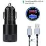 Quick Charge 3.0 Fast Car Charger Compatible Samsung Galaxy S20 Ultra S20+ S10e S10 S9 S8 Plus, Note 10 9 8, A30 A50, LG G5 G6 V20 V30, Moto G7, Car Phone Adapter + 6ft USB Type C Charging Cable Cord Quick Charge 3.0 Fast Car Charger Compatible Samsung Galaxy S20 Ultra S20+ S10e S10 S9 S8 Plus, Note 10 9 8, A30 A50, LG G5 G6 V20 V30, Moto G7, Car Phone Adapter + 6ft USB Type C Charging Cable Cord