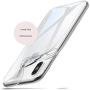 Unov Case Clear with Design Slim Protective Soft TPU Bumper Embossed Pattern [Support Wireless Charging] Cover for iPhone XR 6.1 Inch(Crystal Clear)
