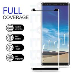 Galaxy Note 8 Screen Protector By YEYEBF, [2 Pack] Full Coverage Tempered Glass Screen Protector [9H Hardness] [3D Touch] [Bubble-Free] Screen Protector Glass For Samsung Galaxy Note 8