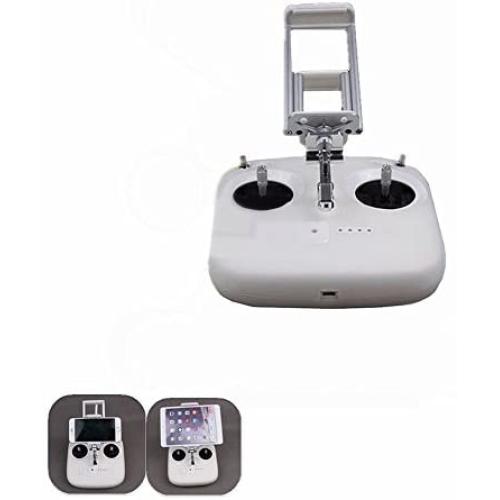 Hooshion 2 in 1 Mobile Phone Tablet Holder Extended Holder Clamp Clip for DJI Phantom 3 Standard Edition Remote Control
