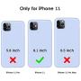 DTTO iPhone 11 Case, [Romance Series] Full Covered Shockproof Silicone Cover [Enhanced Camera and Screen Protection] with Honeycomb Grid Pattern Cushion for Apple iPhone 11 6.1” 2019, Light Blue