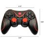YDFXWXZ Mobile Game Peripherals with Bluetooth BT3.0 Joystick,Wireless Joystick Gamepad Game Controller for Mobile Phone Tablet TV Box Holder-d