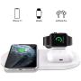 Wonsidary Wireless Charger,10 W Fast Wireless Charging Station 3 in 1 for Apple Watch, Airpods Pro, Airpods with Wireless Charging Case, iPhone 11/11 Pro/11 Pro Max/XR/XS/Xs Max/X/8 Plus/8