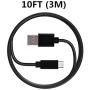 Fast Rapid Charger Adapter，[UL Listed] JDHDL USB Wall Charger Adapter and 10-Feet Micro USB Data Cable Kit Compatible with Android Smartphones, Kindle, Tablets & Other Micro USB Devices (Black)