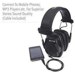 Howard Leight by Honeywell Sync Stereo MP3 Earmuff (1030110), Black