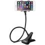ZTON Cell Phone Holder, Universal Mobile Phone Stand, Lazy Bracket, Flexible Long Arms Clip Mount for IPhone, LG, etc.in Office Bedroom Desktop (Black)