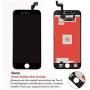 FFtopu Compatible with iPhone 6s Plus Screen Replacement Black, FFtopu LCD Display 3D Touch Screen Digitizer Replacement Frame Cell Assembly Set with Free Repair Tools(5.5")