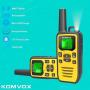 Rechargeable Walkie Talkies for Adults Long Range Handheld Two Way Radio, 2 Way Radio Survival Gear Equipment, 22 Channels 121 Privacy Codes VOX Scan, Alert + LED Flashlight for Camping