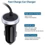 USB C Car Charger, 3.4A Fast Charging Car Adapter+3ft Type C Cable for Samsung Galaxy S20 S10 Note 10 A10E A20 A50 A51 A01 A20S, LG Stylo 6/5/4 G8 G7 V60 V50 ThinQ, Moto G8 G7 Supra, Google Pixel 4 3a