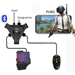 NIUNIUTU PUBG Mobile Gamepad Controller Gaming Keyboard Mouse Converter for Android Phone to PC Bluetooth Adapter Keyboard Mouse Converter 3pcs/Set