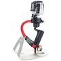 Steadicam Curve-BK Handheld Video Stabilizer and Grip for GoPro Hero Cameras 3, 4 Black & Hero 5 (Red)
