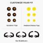Back Bay 3-in-1 Wireless & Wired USB-C Headphones [Bluetooth, USB Type C, Aux 3.5mm Cables] Sweatproof Earbuds Bass Earphones. Pixel, Note, Galaxy