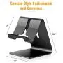 ORIbox Cell Phone Holder Black Compatible with 4~8inch iPhone 11 Pro Max/Xr/Xs Max/8/7/SE 2020, and all iPhone devise, Samsung Phone, Tablet, All Android Smartphone ORIbox Cell Phone Holder Black Compatible with 4~8inch iPhone 11 Pro Max/Xr/Xs Max/8/7/SE 2020, and all iPhone devise, Samsung Phone, Tablet, All Android Smartphone