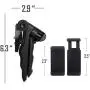 GearFend Heavy Duty Pistol Grip Stabilizer, Tripod Table Stand with Universal Smartphone Tripod Mount for DSLR Cameras, All iPhones, Samsung Phones, Most Mobile Phones Plus Microfiber Cloth GearFend Heavy Duty Pistol Grip Stabilizer, Tripod Table Stand with Universal Smartphone Tripod Mount for DSLR Cameras, All iPhones, Samsung Phones, Most Mobile Phones Plus Microfiber Cloth