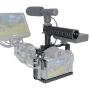 NICEYRIG Camera Cage Kit for Sony A7RIII/ A7III/ A7RII/ A7SII/ A7II/ A9 II, with Cheese Top Handle and HDMI Cable Lock - 190