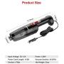 GOOLOO Car Vacuum Cleaner High Power 6500PA Strong Suction Handheld Portable Corded Small Vacuum DC 12V for Quick Car Cleaning