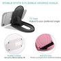 Cell Phone Stand 4Pack, Ama Forest Portable Foldable Desktop Cell Phone Holder Adjustable Universal Multi-Angle Cradle for Tablet iPad Mini iPhone X/xr/xs max Samsung Galaxy, Black, White, Pink