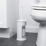Zenna Home Holders and 2 Replacement Heads Smart Accessories Toilet Bowl Brush Bundle, Arctic White