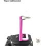 DaVoice Cell Phone Tripod Adapter Mount Holder Clamp Compatible with iPhone X XS Max XR Se 8 7 6 6s Plus Samsung Galaxy S9 S8 S7 Adjustable Smartphone Bracket Clip Cellphone Attachment (Hot Pink)