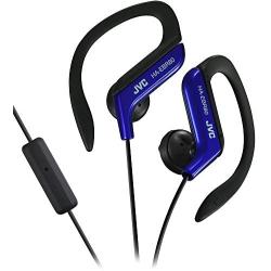 JVC HAEBR80A Sports Clip Headphones (Blue)