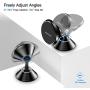 Joyroom Black Alloy Master Magnetic Car Phone Mount Adjustable Phone Car Holder Super Stable Car Mount for All of Phone Size Compatible for iPhone 11/11 Pro /11 Pro Max/XS/XR/Samsung/Google Pixel etc