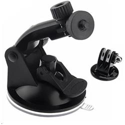 Walway Action Camera Car Suction Cup Mount+ Tripod Adapter for GOPRO Hero 6/5/5 Session/4 Session/4/3+/3/2/1, and Other Action Camera, Smartphone, GPS