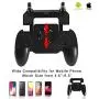 PUBG Mobile Controller 4000mAh, COCASES Power Bank Cooling Fan L1R1 Phone Trigger Game Joystick Grip Gamepad for 4.5-6.5 Phone PUBG Mobile Controller 4000mAh, COCASES Power Bank Cooling Fan L1R1 Phone Trigger Game Joystick Grip Gamepad for 4.5-6.5 Phone