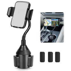 Car Cup Holder Phone Mount,Universal Cup Holder Car Mount Adjustable Automobile Phone Car Holder for iPhone 11 pro/Xs/Max/X/XR/8/7 6 Plus Samsung Galaxy S10+/S9/S8 Note 9 HTC Huawei [Upgraded]